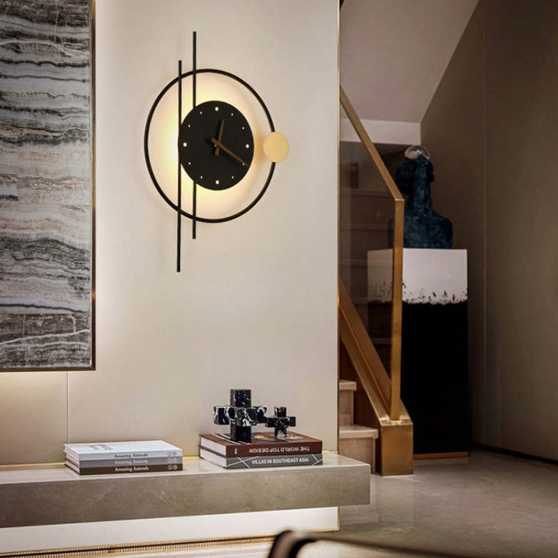 LumaClock Modern LED Wall Clock and Light Accent for Rooms