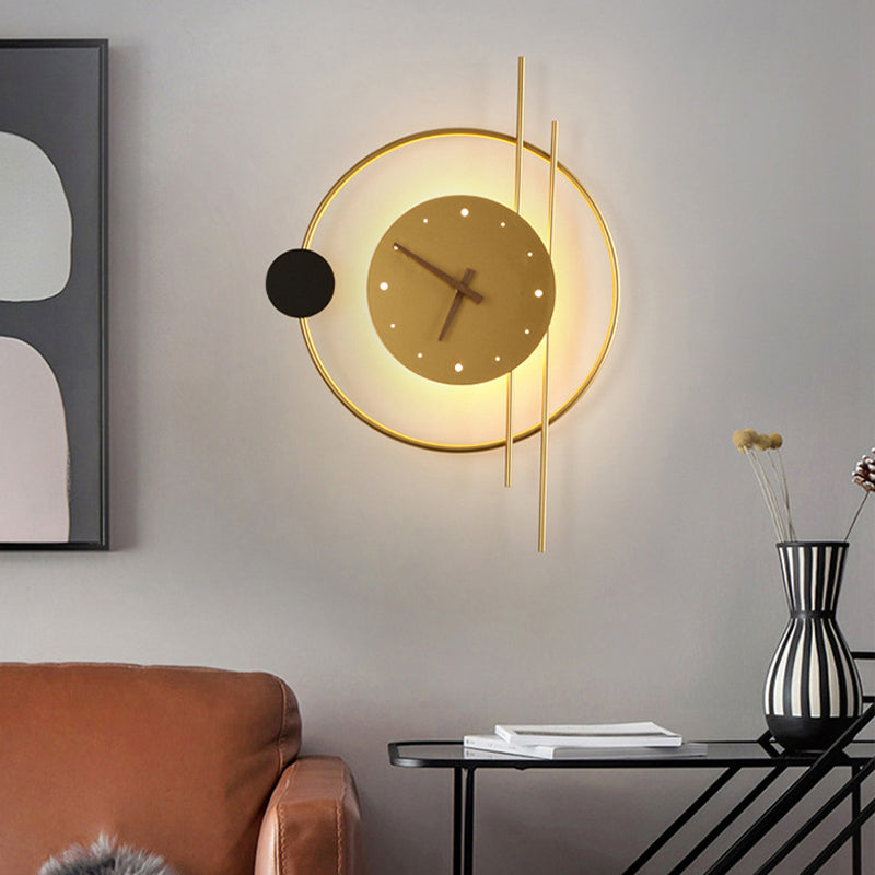 LumaClock Modern LED Wall Clock and Light Accent for Rooms