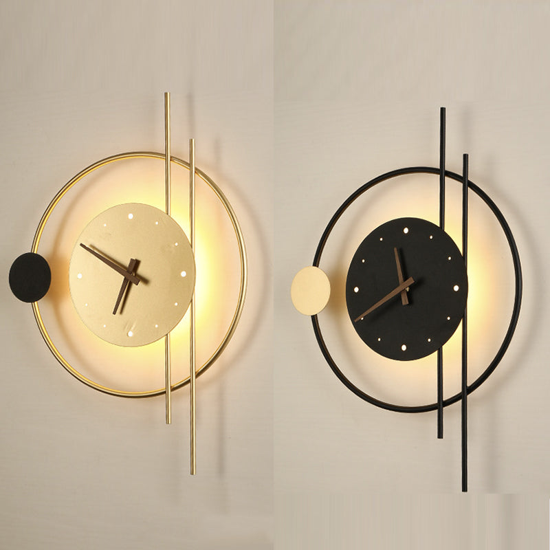 LumaClock Modern LED Wall Clock and Light Accent for Rooms