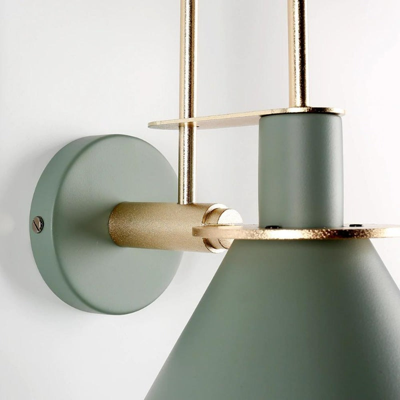 Astraeon Modern Wall Sconce with Matte Finish and Gold