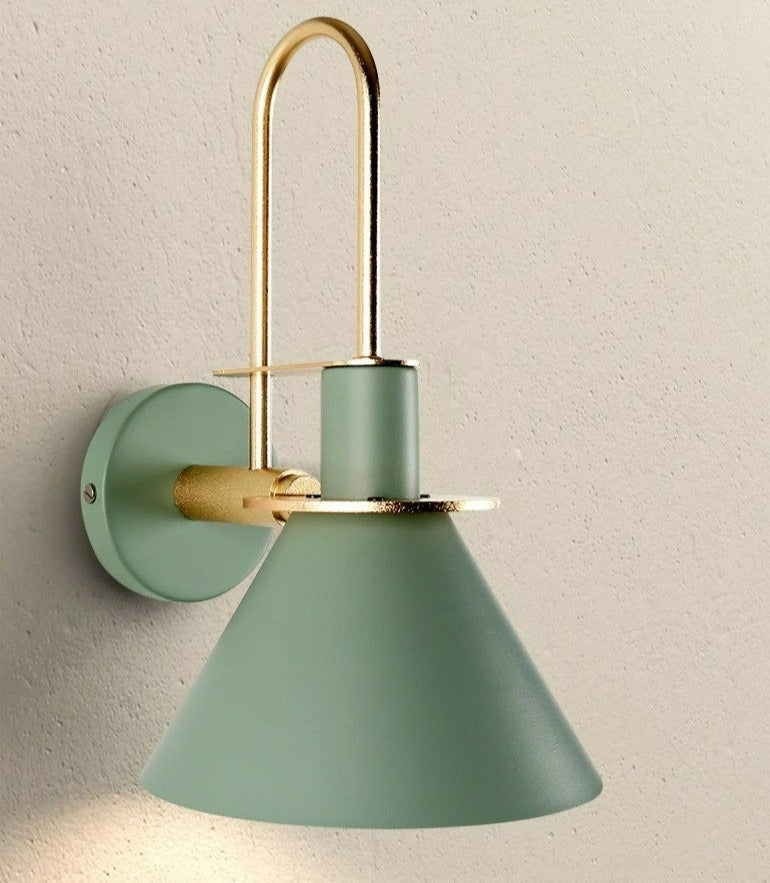 Astraeon Modern Wall Sconce with Matte Finish and Gold