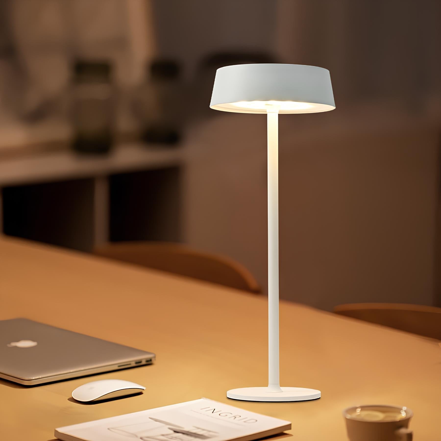 LumaNova Glow Table Lamp - Rechargeable and Dimmable LED