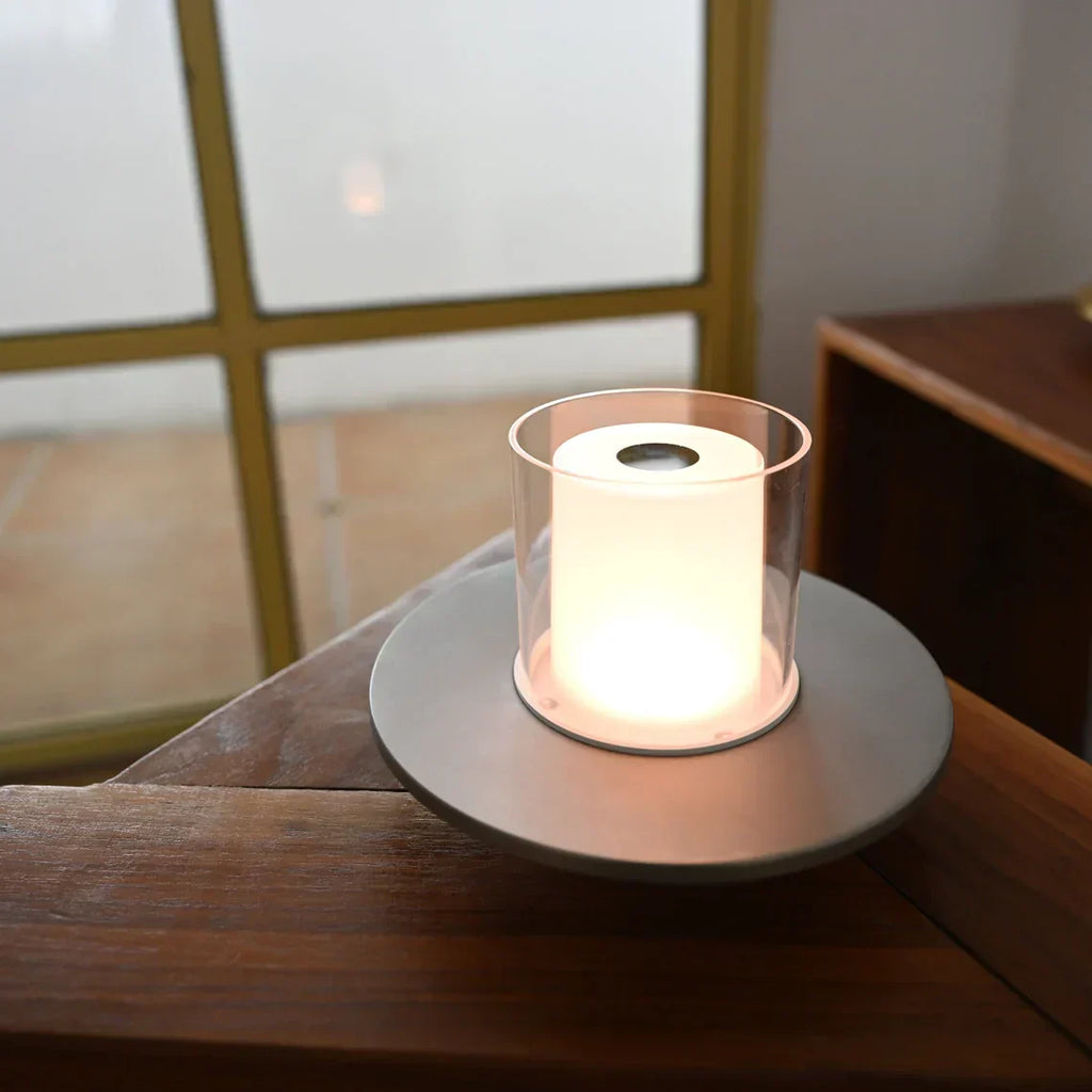 AuraLume Touchless Candle Lamp – Rechargeable Lighting