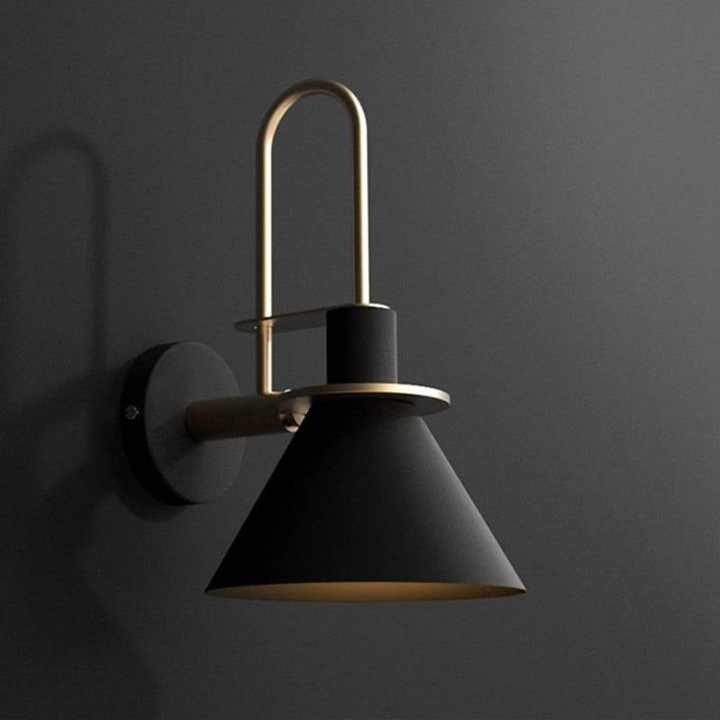 Astraeon Modern Wall Sconce with Matte Finish and Gold