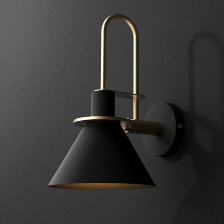 Astraeon Modern Wall Sconce with Matte Finish and Gold